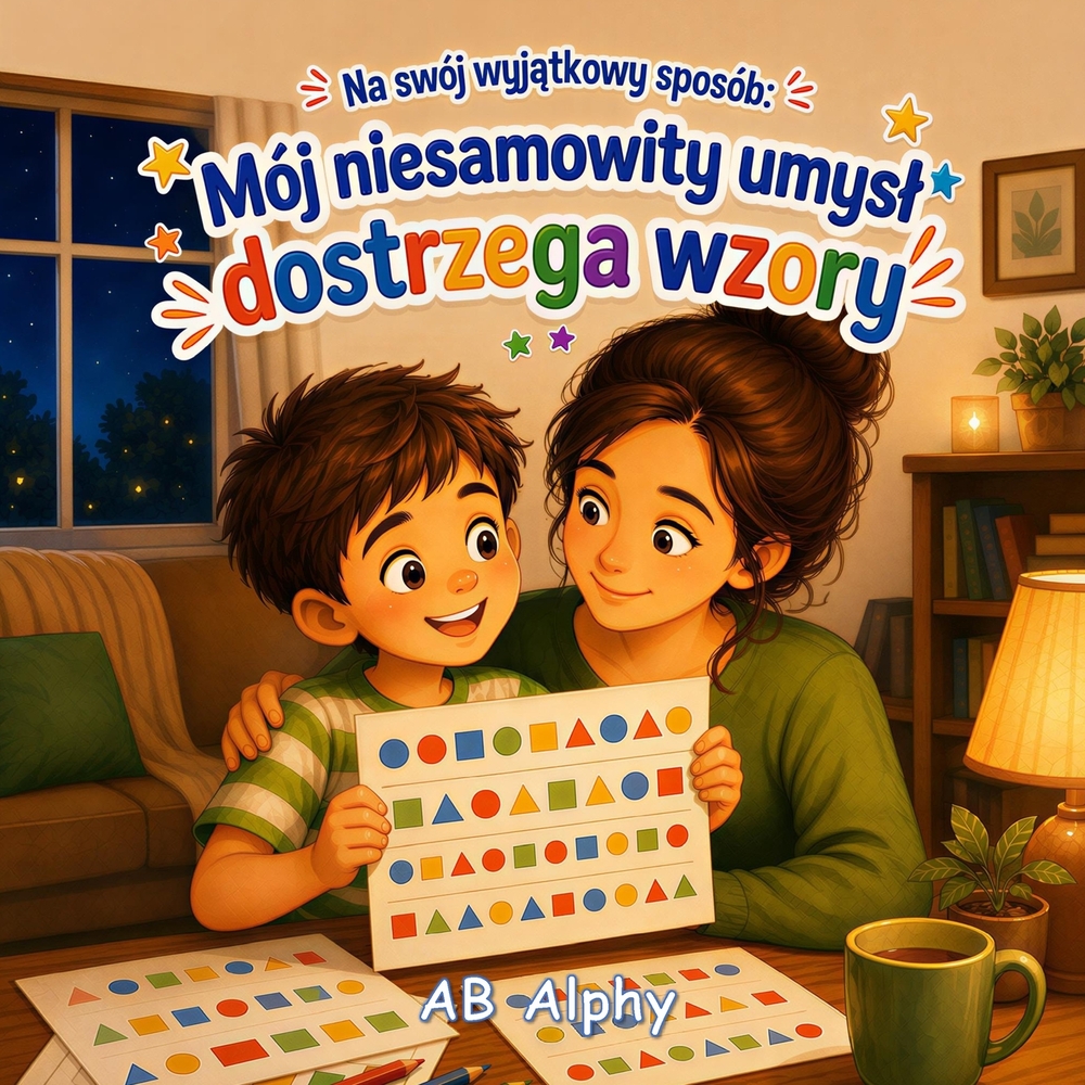 Na swój wyjątkowy sposób: Mój niesamowity umysl dostrzega wzory: Ciepla i inspirująca opowieśc dla dzieci o autyzmie, wyjątkowym s cover