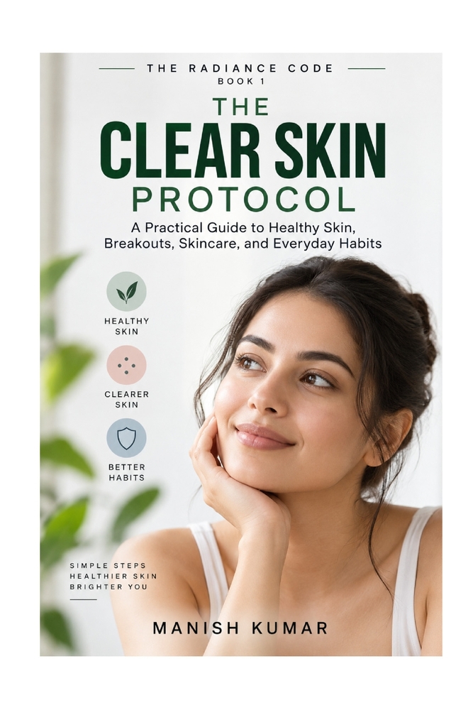 The Clear Skin Protocol: A Practical Guide to Healthy Skin, Breakouts, Skincare, and Everyday Habits cover