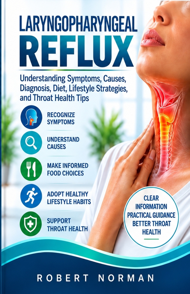 Laryngopharyngeal Reflux: Understanding Symptoms, Causes, Diagnosis, Diet, Lifestyle Strategies, and Throat Health Tips cover