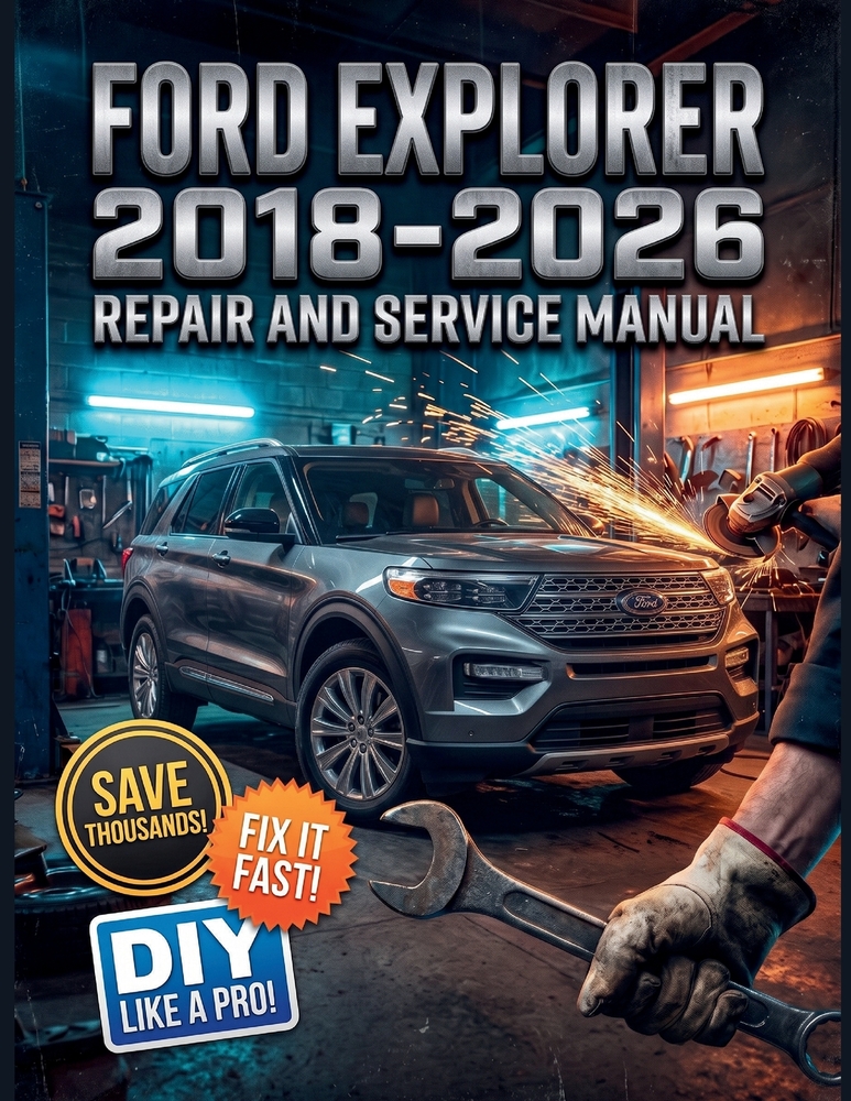 Ford Explorer (2018-2026) Repair and Service Manual: The Complete Illustrated Step-by-Step Guide to Dealership-Level, EcoBoost Diagnostics, and Hybrid cover