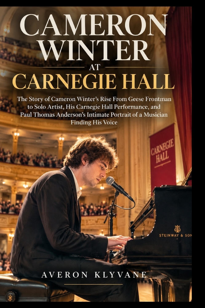 Cameron Winter at Carnegie Hall: The Story of Cameron Winter's Rise From Geese Frontman to Solo Artist, His Carnegie Hall Performance, and Paul Thomas cover