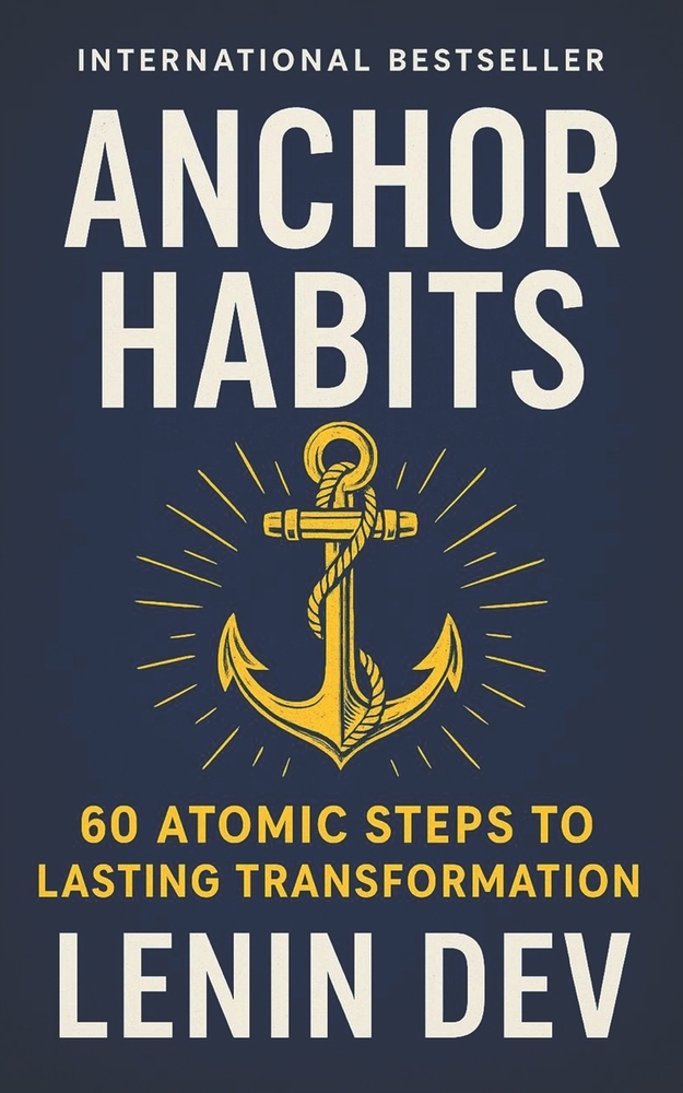 Anchor Habits: 60 Atomic Steps to Lasting Transformation - A Science-Backed Blueprint for Habit Change, Self-Discipline, Emotional Mastery, Confidence cover