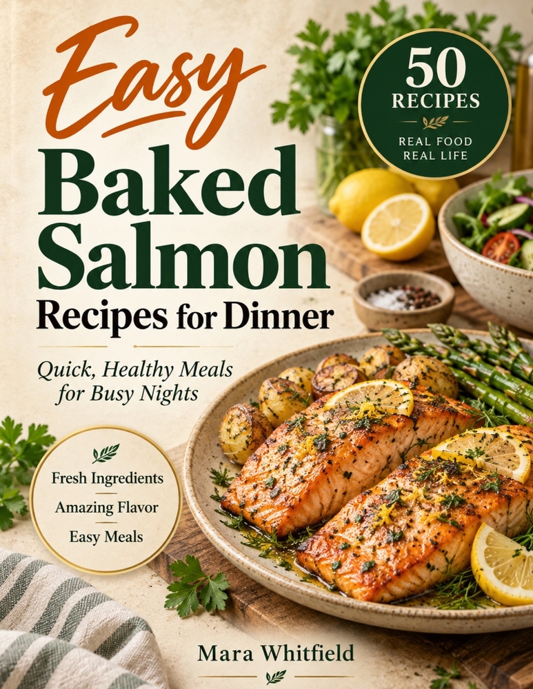 Easy Baked Salmon Recipes for Dinner: Tender and Flavor-Packed Salmon for Easy Everyday Dinners cover