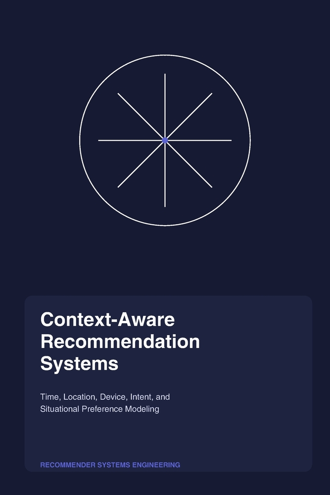 Context-Aware Recommendation Systems: Time, Location, Device, Intent, and Situational Preference Modeling cover