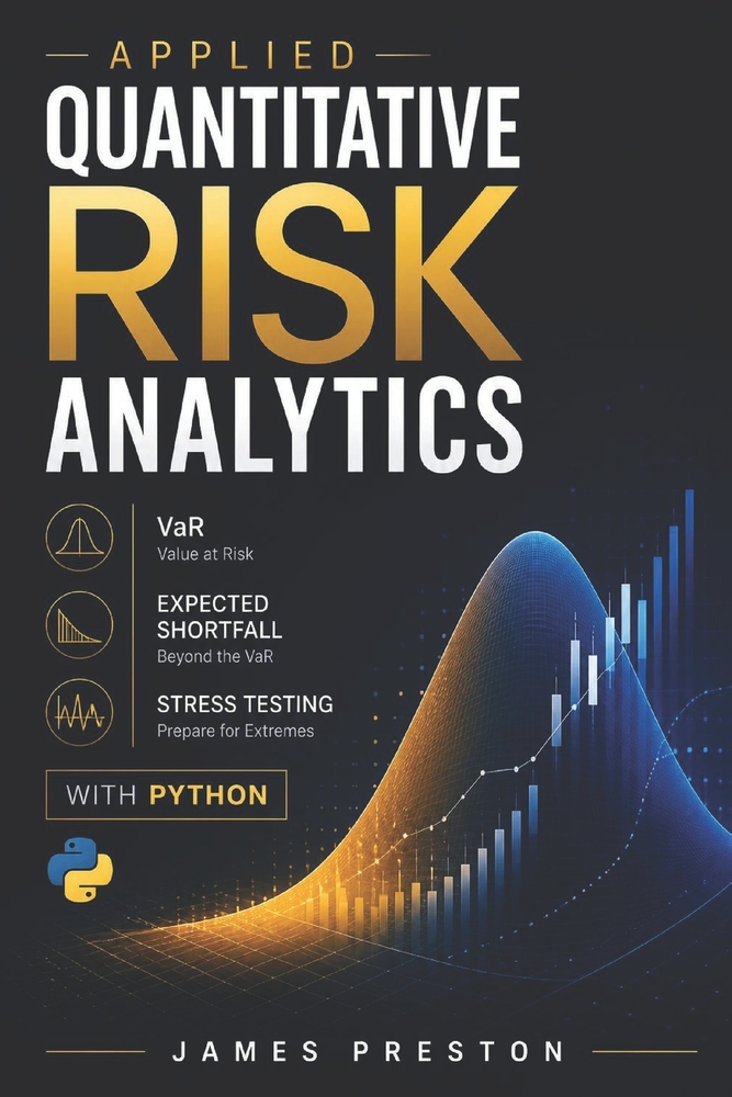 Applied Quantitative Risk Analytics: VaR, Expected Shortfall, and Stress Testing with Python cover