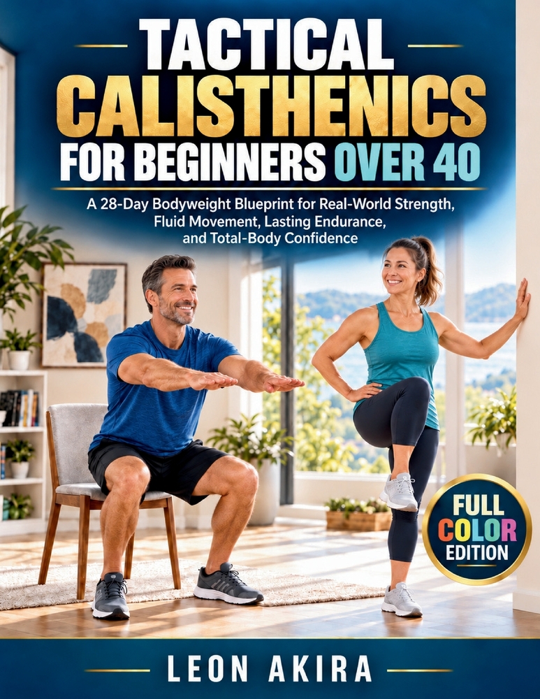 Tactical Calisthenics for Beginners Over 40: A 28-Day Bodyweight Blueprint for Real-World Strength, Fluid Movement, Lasting Endurance, and Total-Body cover