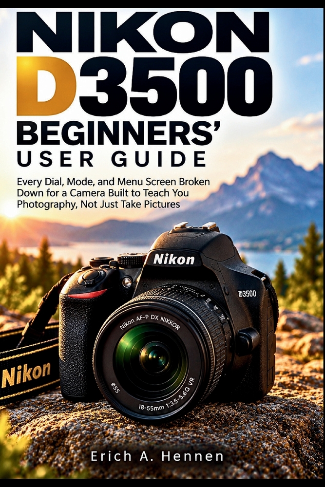 Nikon D3500 Beginners' User Guide: Every Dial, Mode, and Menu Screen Broken Down for a Camera Built to Teach You Photography, Not Just Take Pictures cover