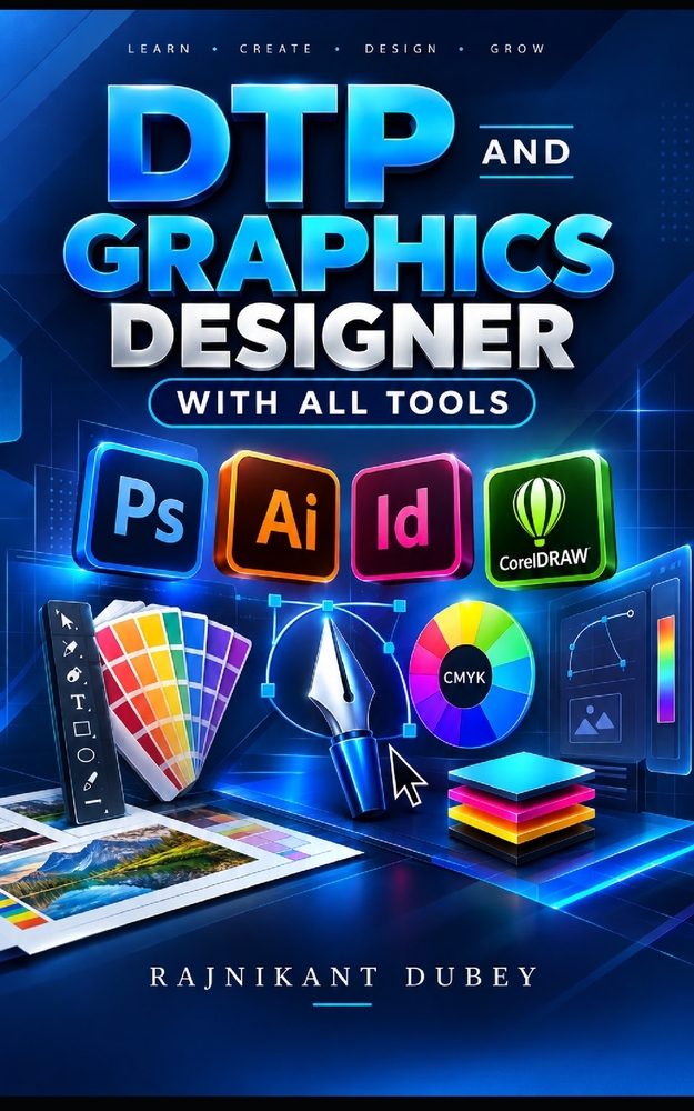 Dtp and Graphics Designer: With All Tools cover