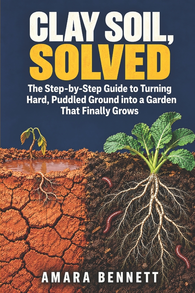 Clay Soil, Solved: The Step-by-Step Guide to Turning Hard, Puddled Ground into a Garden That Finally Grows cover