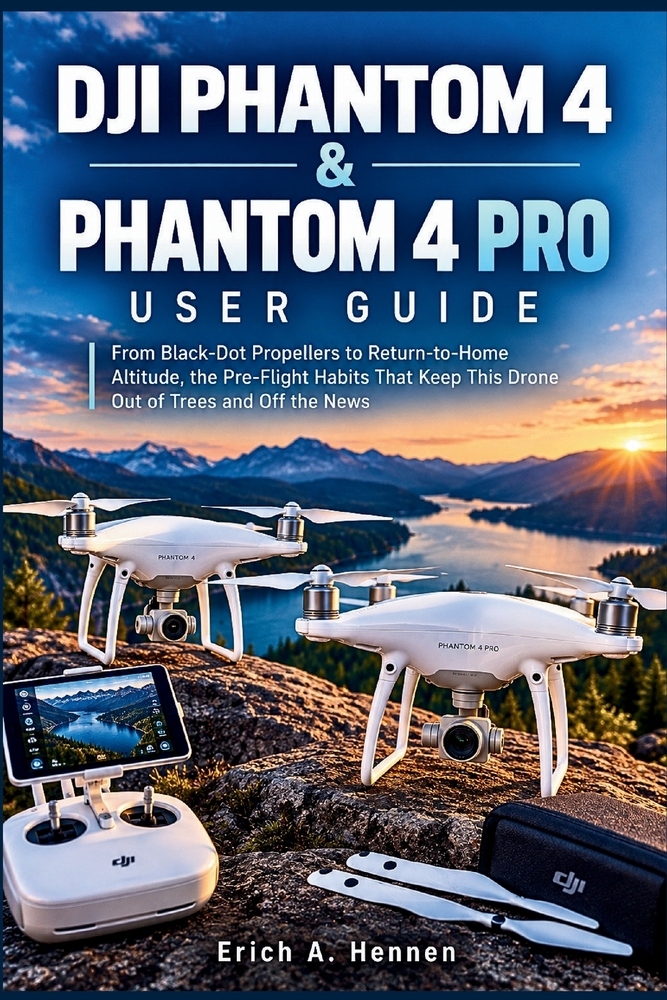 Dji Phantom 4 & Phantom 4 Pro User Guide: From Black-Dot Propellers to Return-to-Home Altitude, the Pre-Flight Habits That Keep This Drone Out of Tree cover
