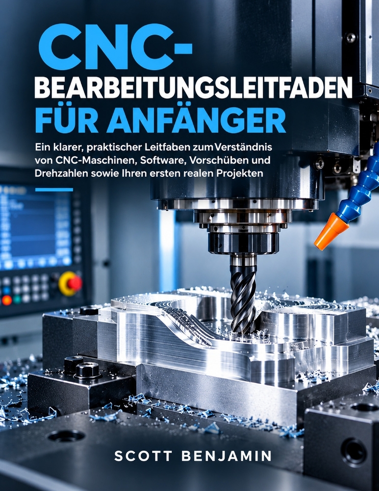 Cnc-Bearbeitungsleitfaden Für Anfänger: Ein klarer, praktischer Leitfaden zum Verständnis von CNC-Maschinen, Software, Vorschüben und Drehzahlen sowie cover