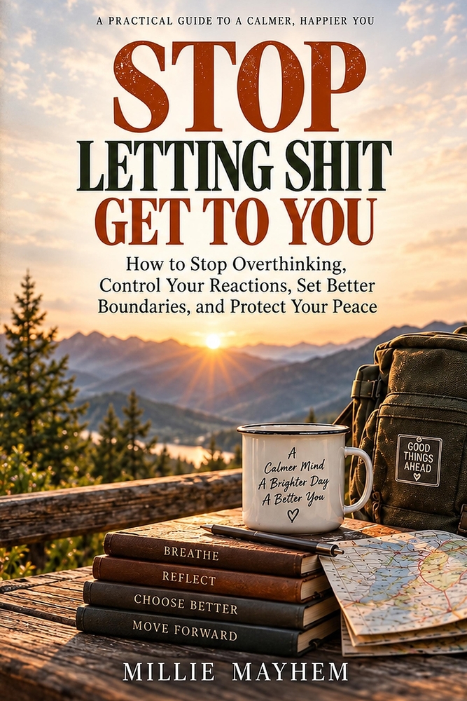 Stop Letting Shit Get To You: A No-Bs Guide On How To Stop Overthinking and Control Your Thoughts cover