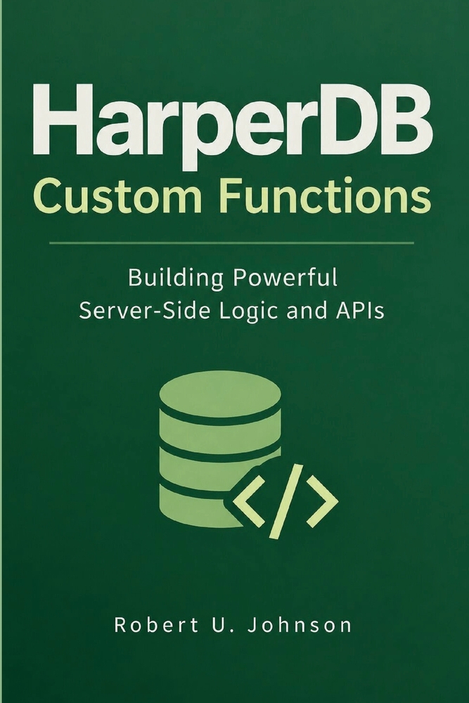 HarperDB Custom Functions: Building Powerful Server-Side Logic and APIs cover