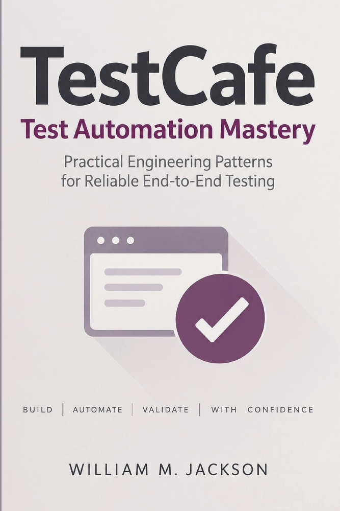 TestCafe Test Automation Mastery: Practical Engineering Patterns for Reliable End-to-End Testing cover