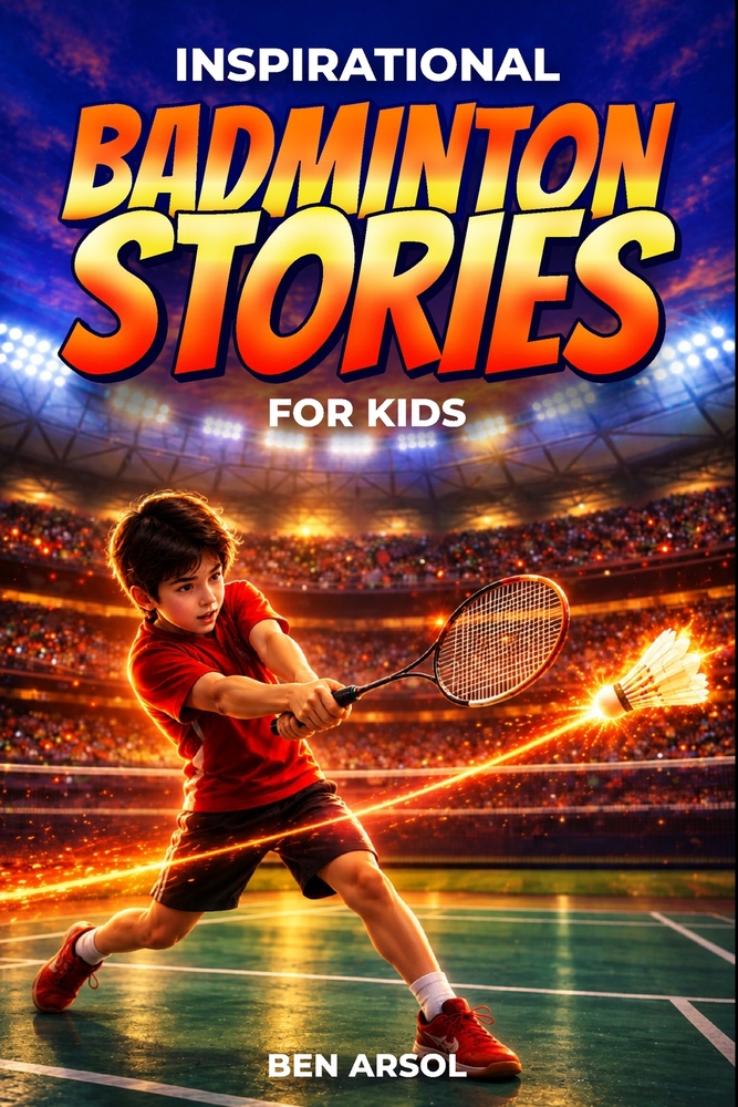 Inspirational Badminton Stories for Kids: 15 Inspiring True Badminton Stories for Young Readers with Lessons in Courage, Determination, and Never Givi cover