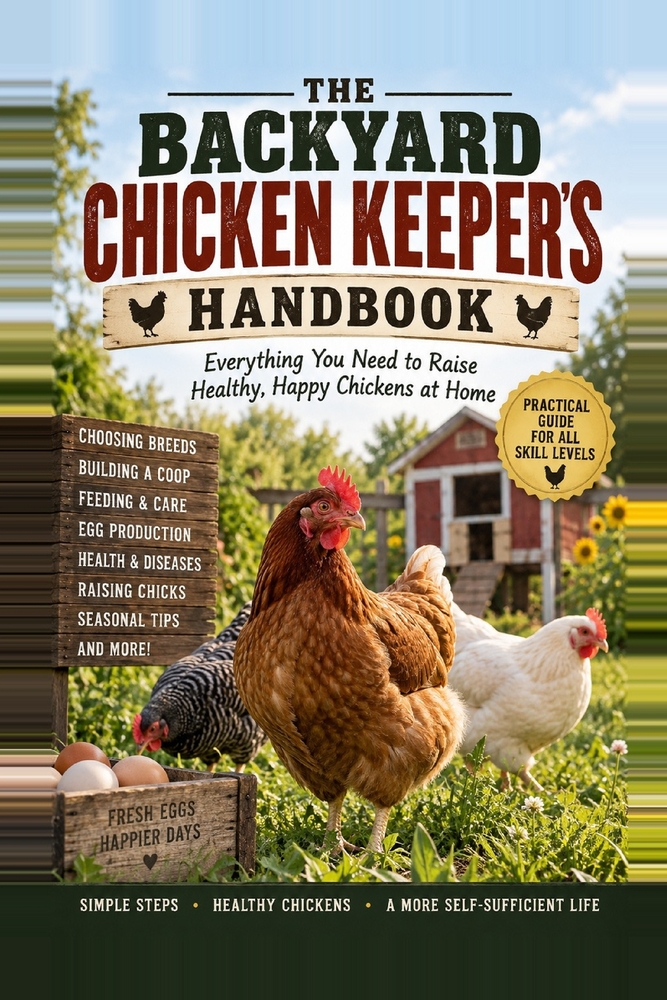 The Backyard Chicken Keeper's Handbook: Everything You Need to Raise Healthy, Happy Chickens at Home cover