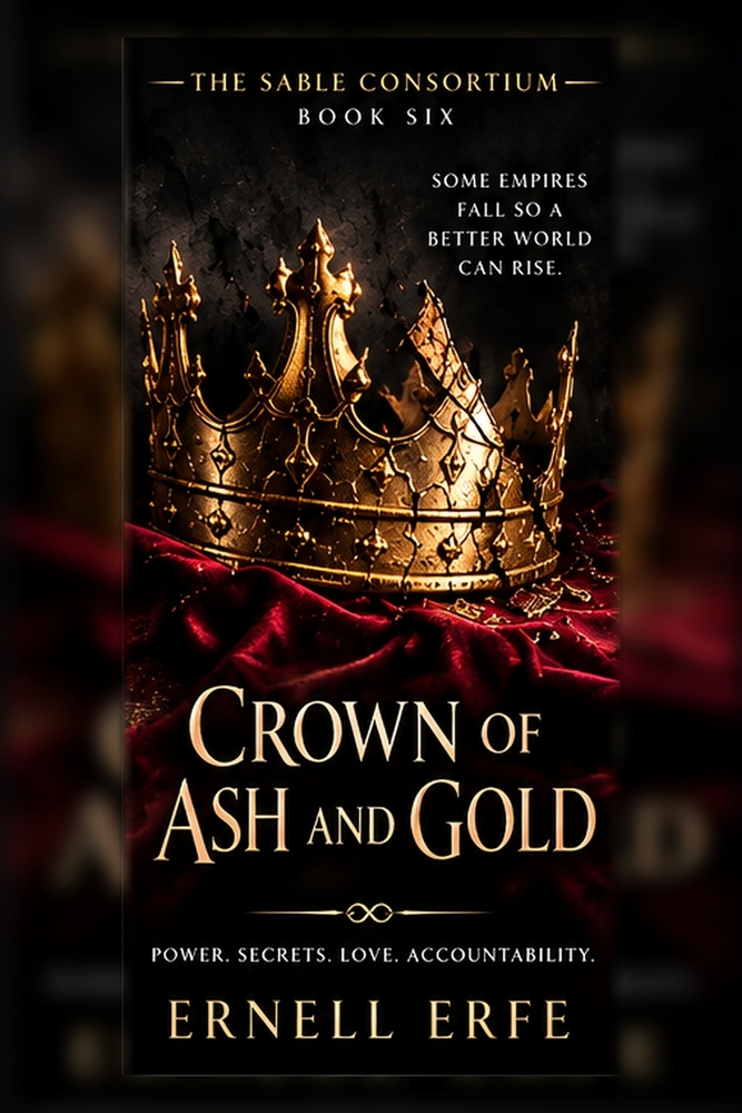 Crown of Ash and Gold: A Dark Billionaire Revenge Romance cover