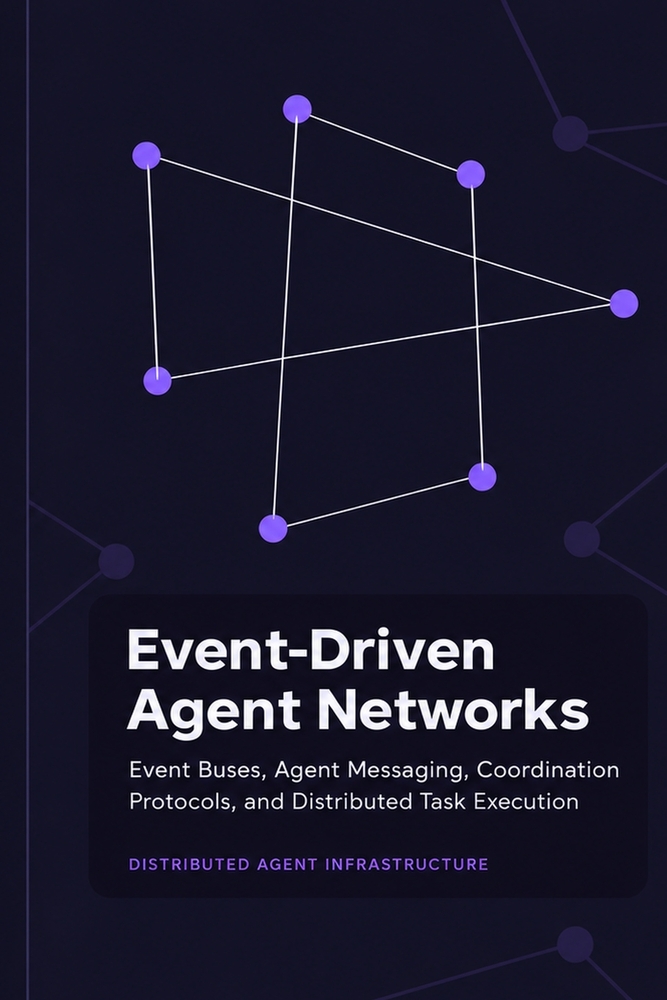 Event-Driven Agent Networks: Event Buses, Agent Messaging, Coordination Protocols, and Distributed Task Execution cover