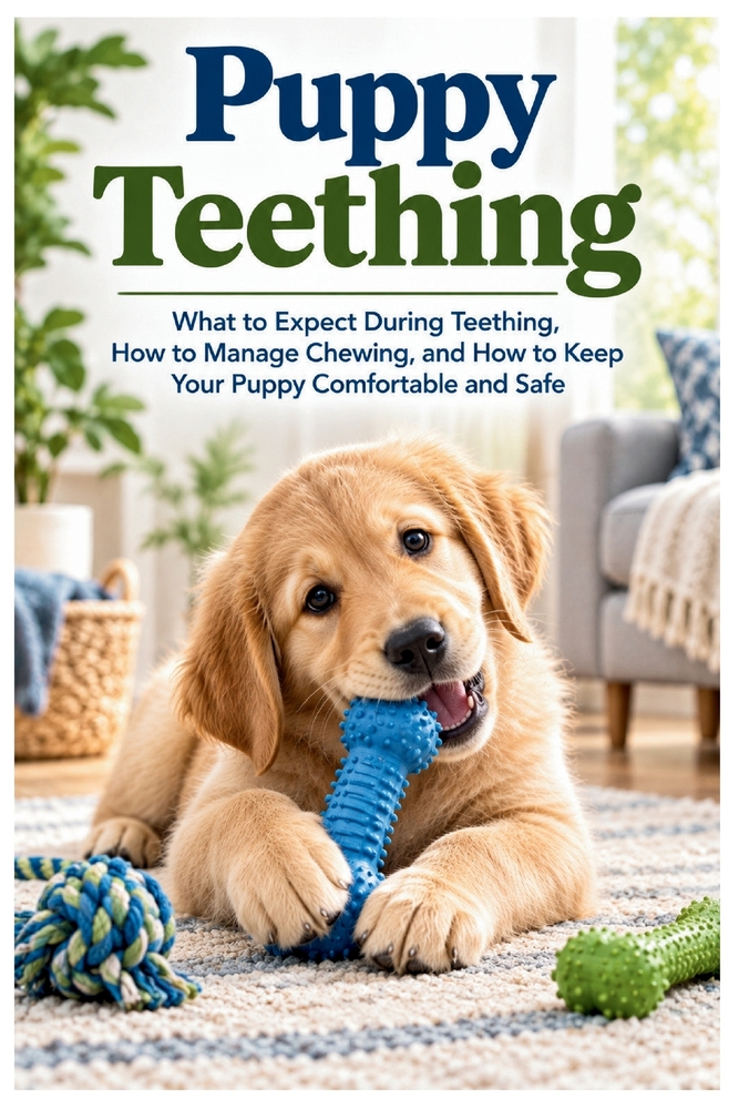 Puppy Teething: What to Expect During Teething, How to Manage Chewing, and How to Keep Your Puppy Comfortable and Safe cover