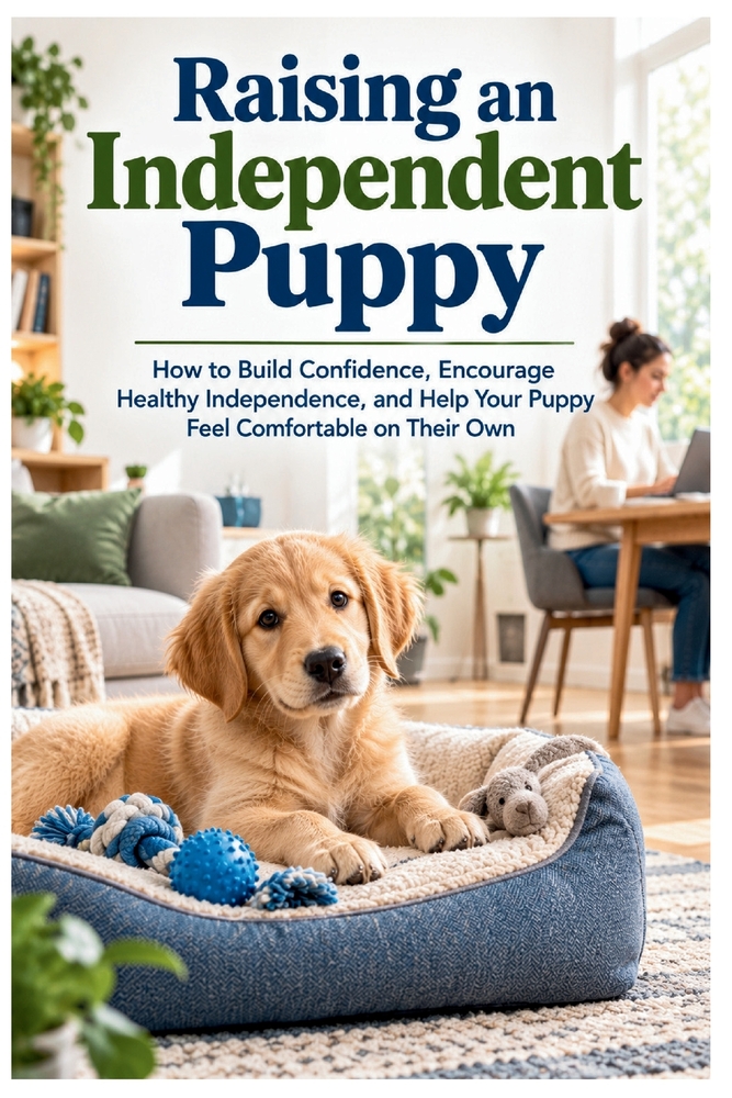 Raising an Independent Puppy: How to Build Confidence, Encourage Healthy Independence, and Help Your Puppy Feel Comfortable on Their Own cover