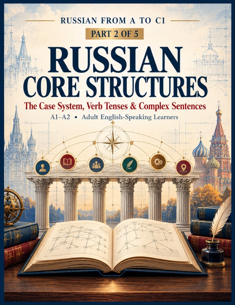 Russian Core Structures: The Case System, Verb Tenses & Complex Sentences cover
