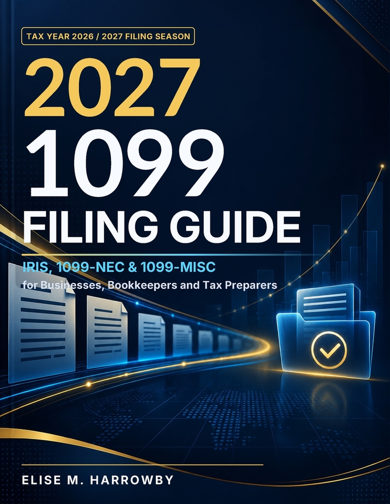 2027 1099 Filing Guide: IRIS, 1099-NEC & 1099-MISC for Businesses, Bookkeepers and Tax Preparers cover