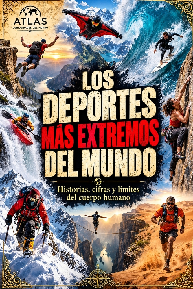 Los Deportes Mas Extremos del Mundo: Historias, cifras y límites del cuerpo humano cover