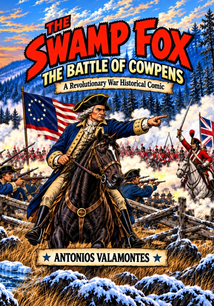 The Swamp Fox - The Battle of Cowpens: A Revolutionary War Historical Comic cover