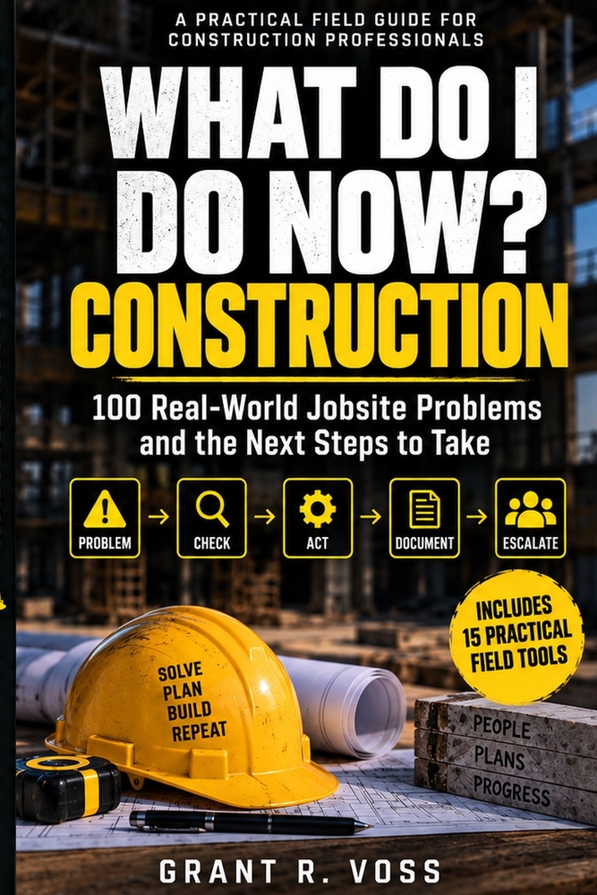What Do I Do Now? Construction: 100 Real-World Jobsite Problems and the Next Steps to Take cover
