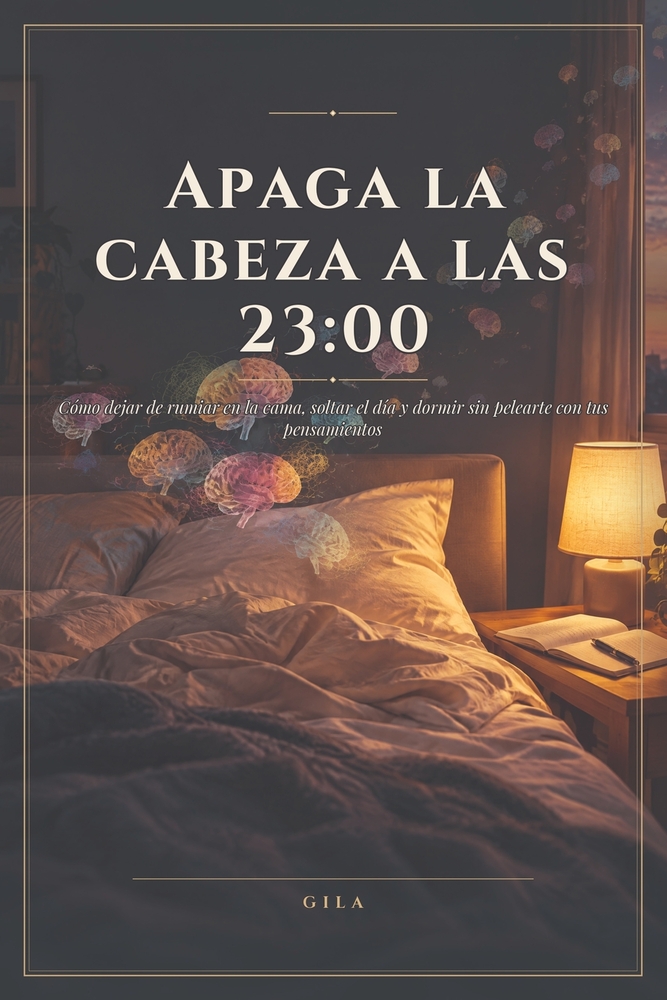Apaga la cabeza a las 23: 00: Cómo dejar de rumiar en la cama, soltar el día y dormir sin pelearte con tus pensamientos cover