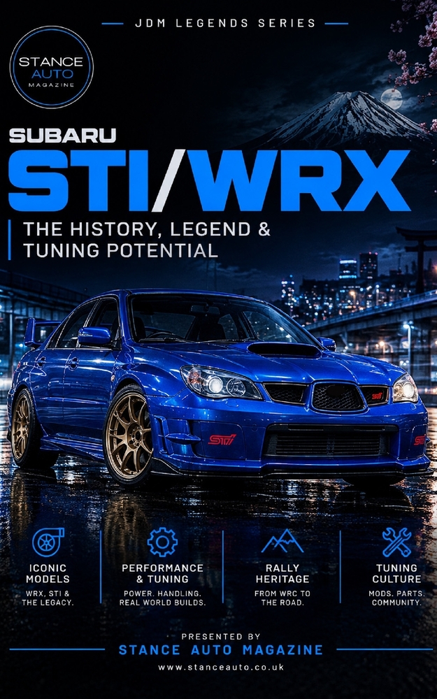 Subaru WRX/STI: The Complete History, Legend & Tuning Potential: The Ultimate Guide to WRC Heritage, Boxer Engine Performance, and Tuning Modern JDM I cover