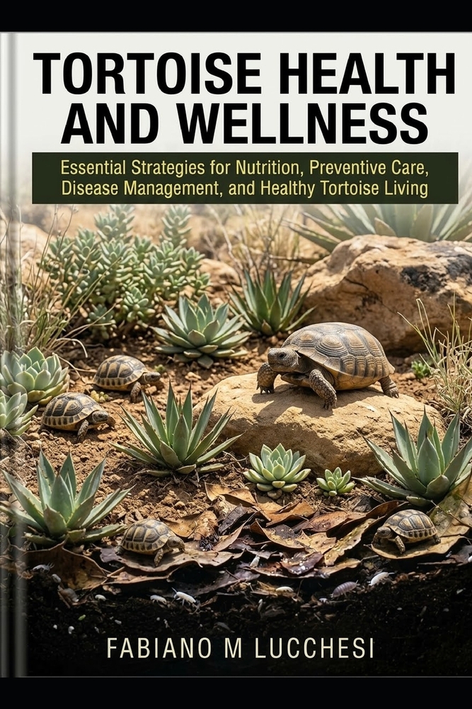 Tortoise Health and Wellness: Essential Strategies for Nutrition, Preventive Care, Disease Management, and Healthy Tortoise Living cover