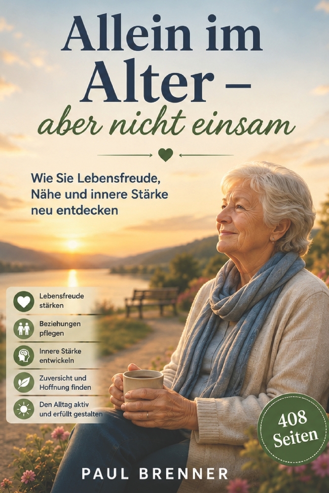 Allein im Alter - aber nicht einsam: Wie Sie Lebensfreude, Nähe und innere Stärke neu entdecken cover