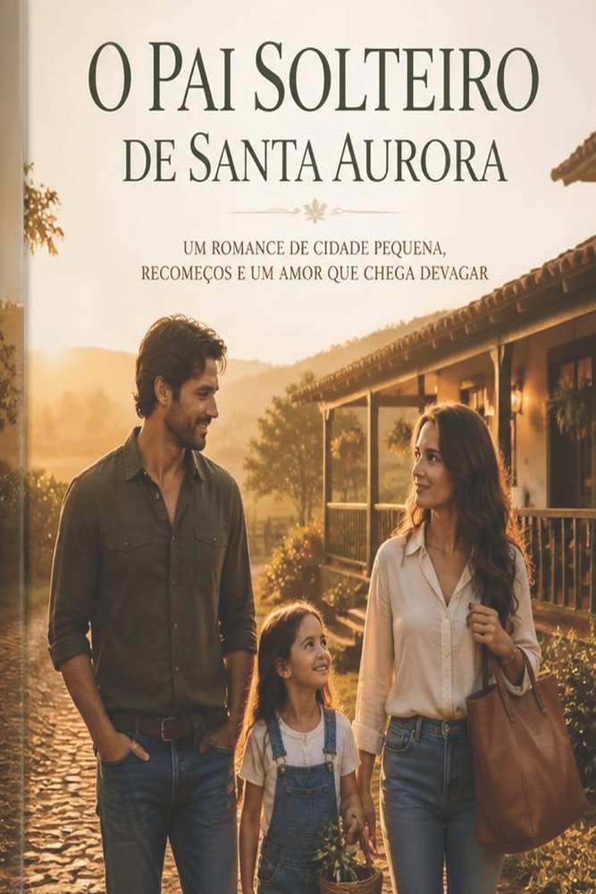 O Pai Solteiro de Santa Aurora: Um Romance de Cidade Pequena, Recomeços e um Amor que Chega Devagar cover