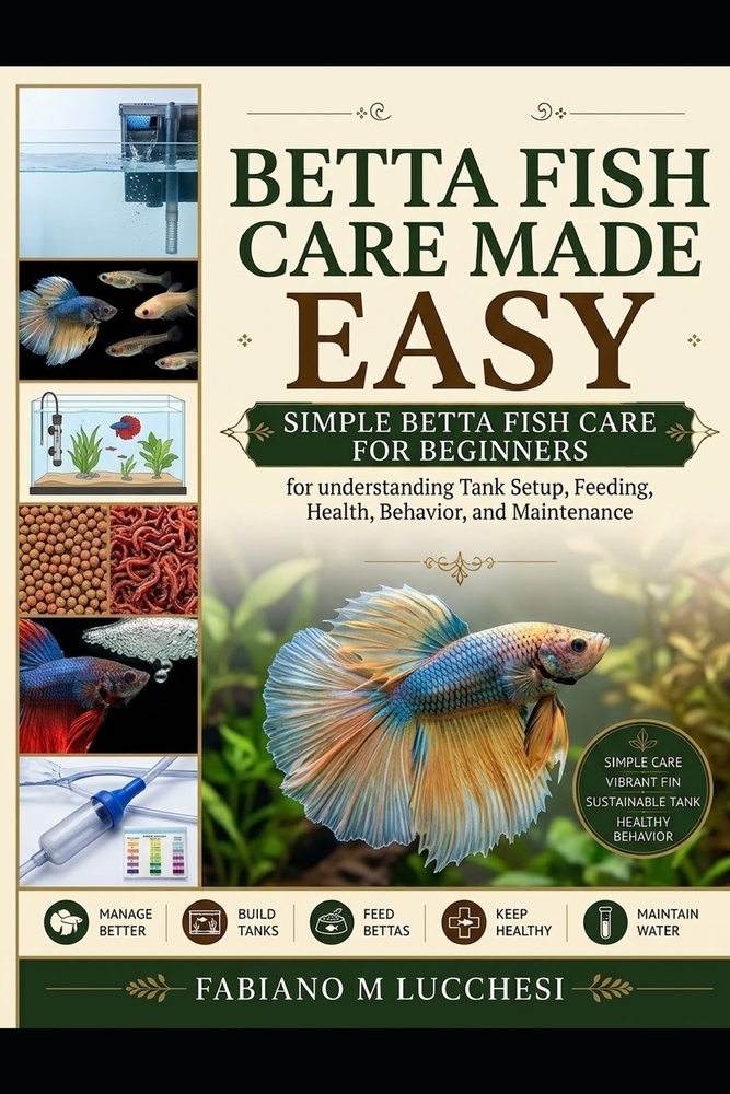 Betta Fish Care Made Easy: Simple Betta Fish Care for Beginners: Tank Setup, Feeding, Health, Behavior, and Maintenance cover