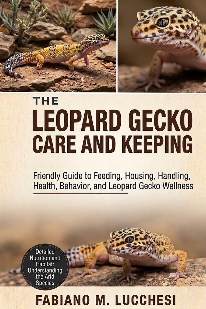 Leopard Gecko Care and Keeping: Friendly Guide to Feeding, Housing, Handling, Health, Behavior, and Leopard Gecko Wellness cover