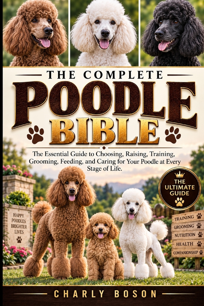 The Complete Poodle Bible: The Essential Guide to Choosing, Raising, Training, Grooming, Feeding, and Caring for Your Poodle at Every Stage of Life. cover