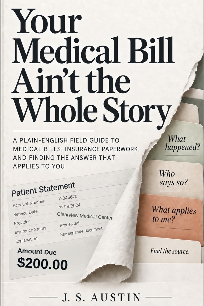 Your Medical Bill Ain't the Whole Story: A Plain-English Field Guide to Medical Bills, Insurance Paperwork, and Finding the Answer That Applies to You cover