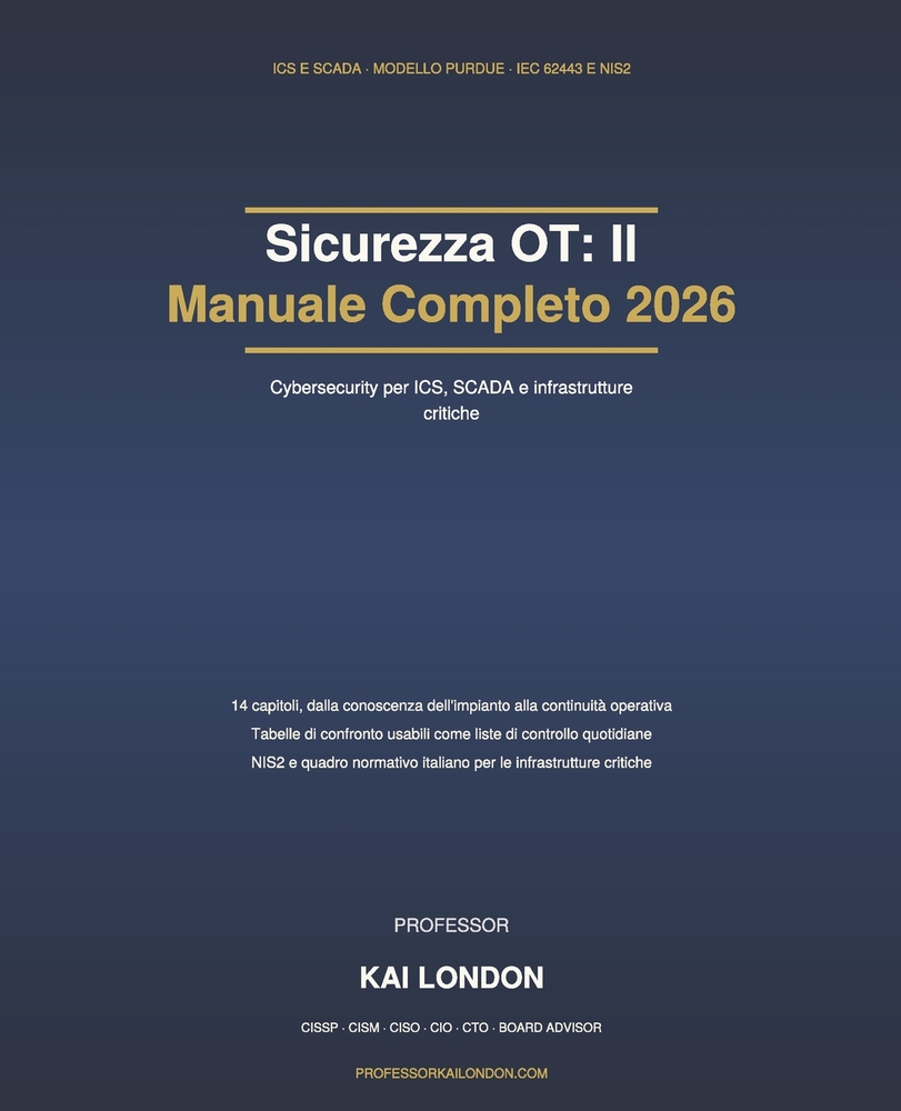 Sicurezza OT: Il Manuale Completo 2026 cover