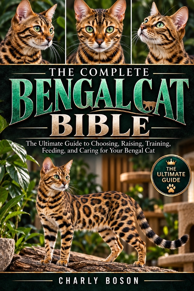 The Complete Bengal Cat Bible: The Ultimate Guide to Choosing, Raising, Training, Feeding, and Caring for Your Bengal Cat cover