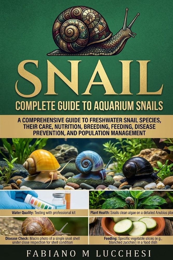 Complete Guide to Aquarium Snails: Freshwater Snail Species, Care, Nutrition, Breeding, Disease Prevention, and Population Management cover