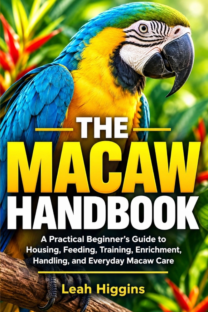 The Macaw Handbook: A Practical Beginner's Guide to Housing, Feeding, Training, Enrichment, Handling, and Everyday Macaw Care cover