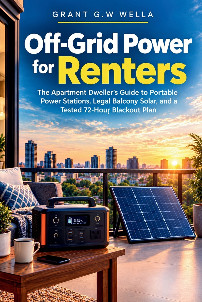Off-Grid Power for Renters: The Apartment Dweller's Guide to Portable Power Stations, Legal Balcony Solar, and a Tested 72-Hour Blackout cover