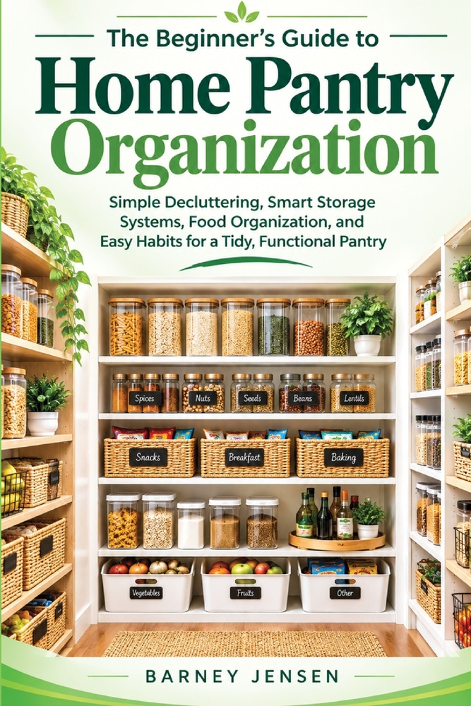 The Beginner's Guide to Home Pantry Organization: Simple Decluttering, Smart Storage Systems, Food Organization, and Easy Habits for a Tidy, Functiona cover