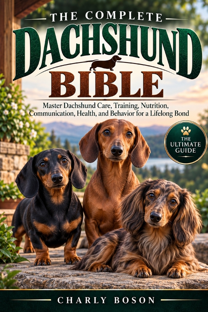 The Complete Dachshund Bible: Master Dachshund Care, Training, Nutrition, Communication, Health, and Behavior for a Lifelong Bond cover