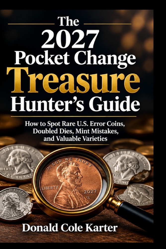 The 2027 Pocket Change Treasure Hunter's Guide: How to Spot Rare U.S. Error Coins, Doubled Dies, Mint Mistakes, and Valuable Varieties cover