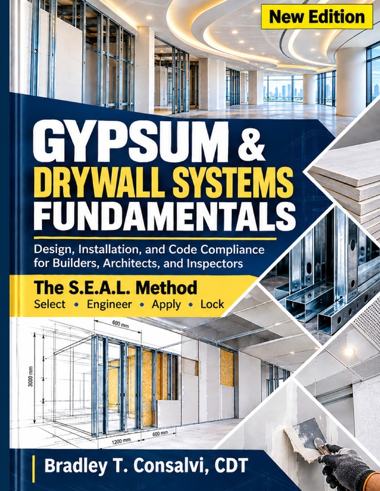 Gypsum & Drywall Systems Fundamentals: Design, Installation, and Code Compliance for Builders, Architects, and Inspectors cover