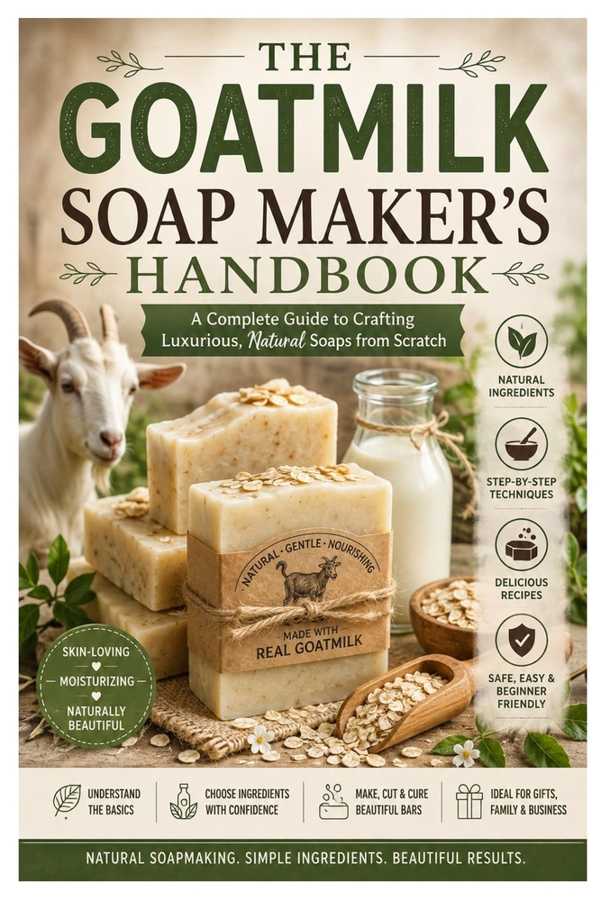 The Goatmilk Soap Maker's Handbook: A Practical Guide to Creating Handmade Goat Milk Soap cover
