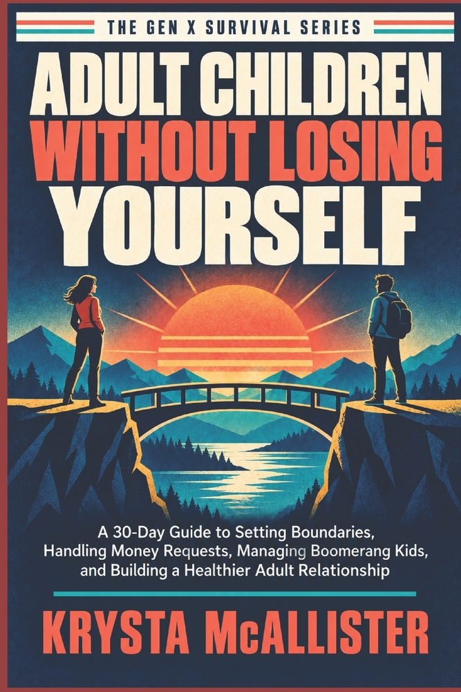 Adult Children Without Losing Yourself: A 30 Day Guide to Setting Boundaries Handling Money Requests Managing Boomerang Kids and Building a Healthier cover