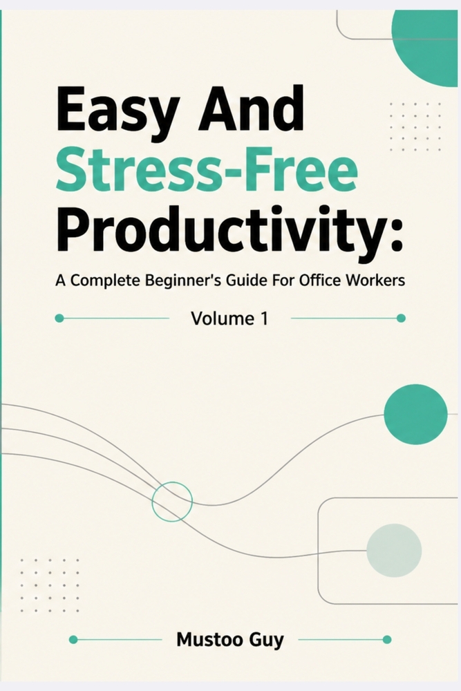 Easy And Stress-Free Productivity: A Complete Beginner's Guide For Office Workers: Volume 1 cover